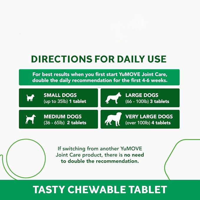 Pet Hip and Joint Supplement with Glucosamine Tablets