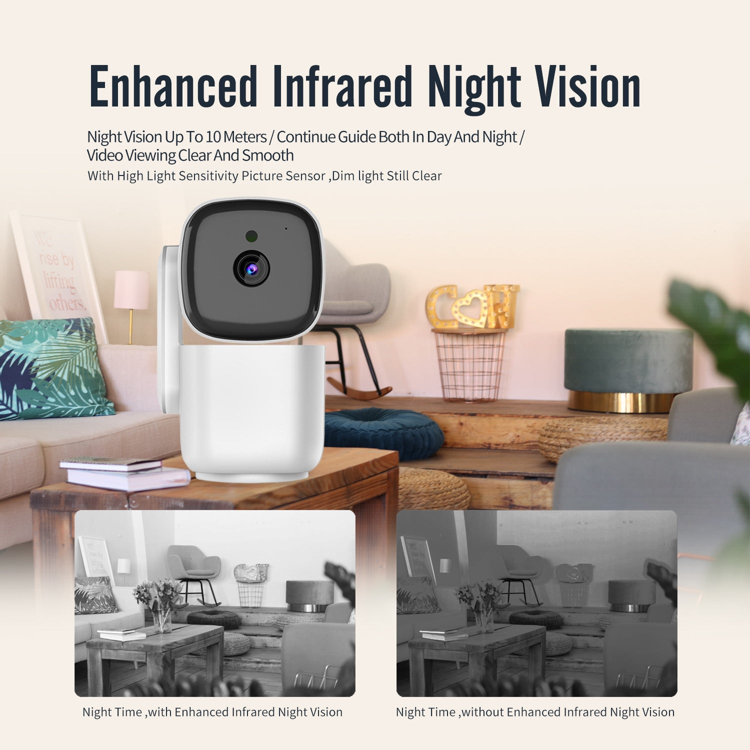 Hot-selling camera 1080p Cloud Ant smart wifi monitoring 360-degree PTZ motion tracking night vision