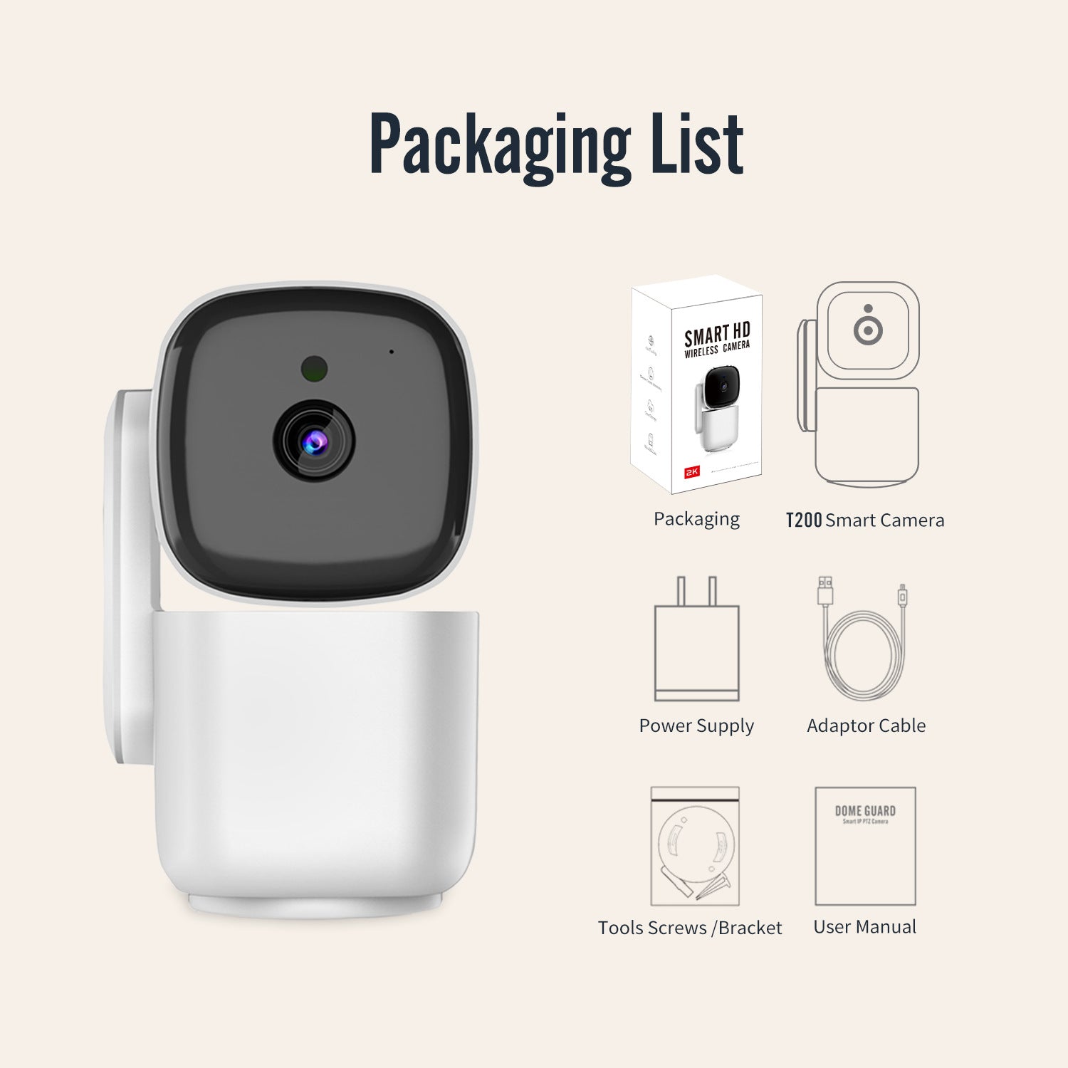 Hot-selling camera 1080p Cloud Ant smart wifi monitoring 360-degree PTZ motion tracking night vision