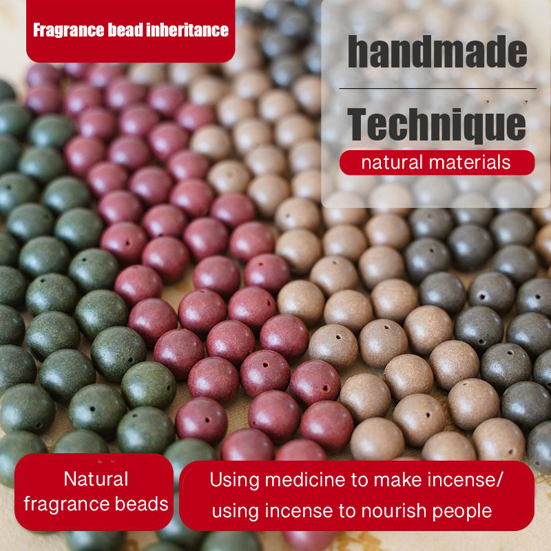 Natural handmade herbal incense beads (multiple effects)