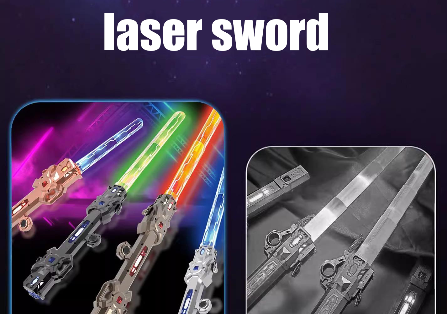 Birthday Gift Cool Double Head Telescopic Laser Sword Star Wars Children's Toy Knife Boy Luminous Sword Flash Sword