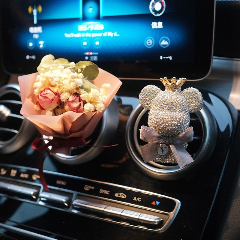 Car perfume aromatherapy high-end car air outlet long-lasting light fragrance (letters can be customized)