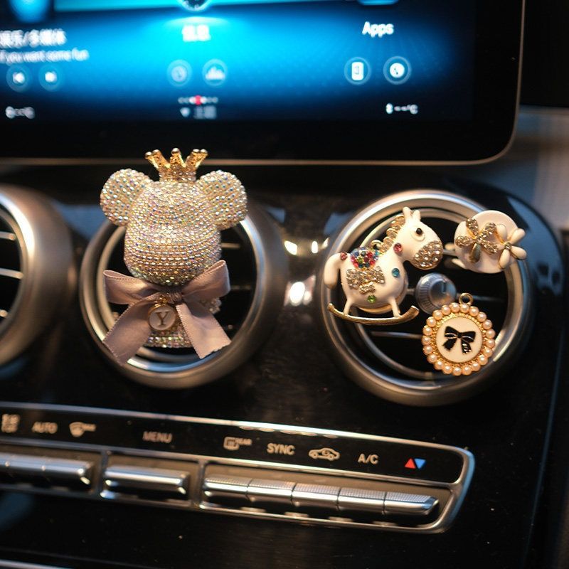 Car perfume aromatherapy high-end car air outlet long-lasting light fragrance (letters can be customized)
