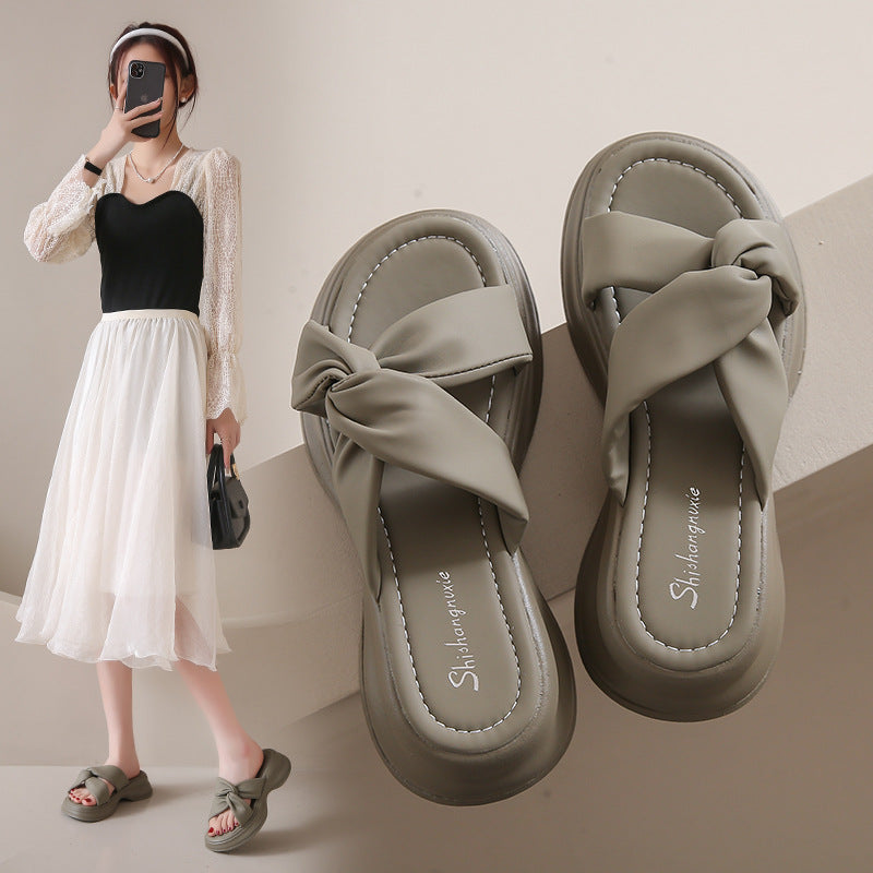 New summer casual soft-soled platform sandals