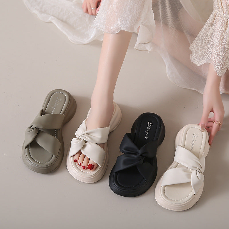 New summer casual soft-soled platform sandals