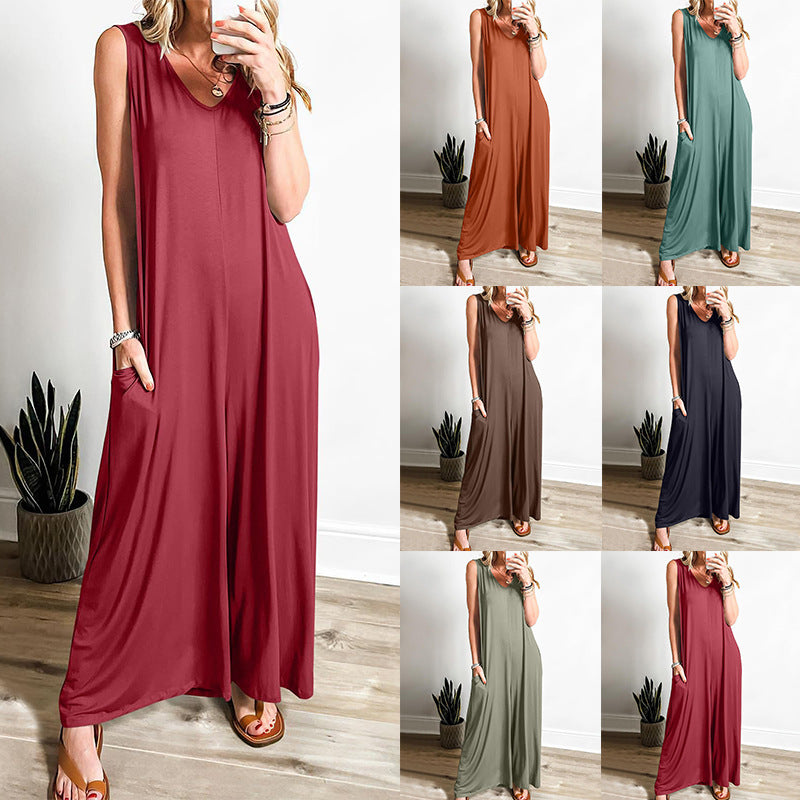 2025 Summer Fresh Casual Women's Jumpsuit Thin Style