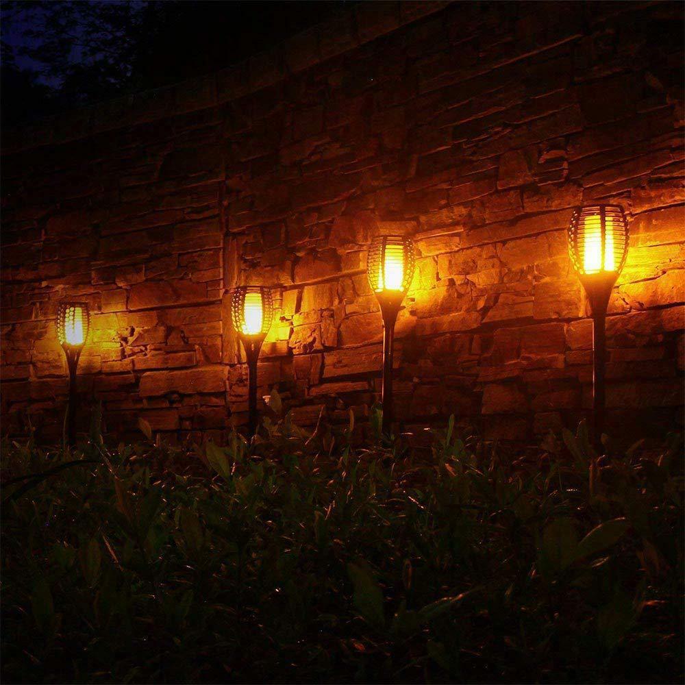 Solar lighting outdoor garden light landscape light lawn flame light torch garden layout plug-in light