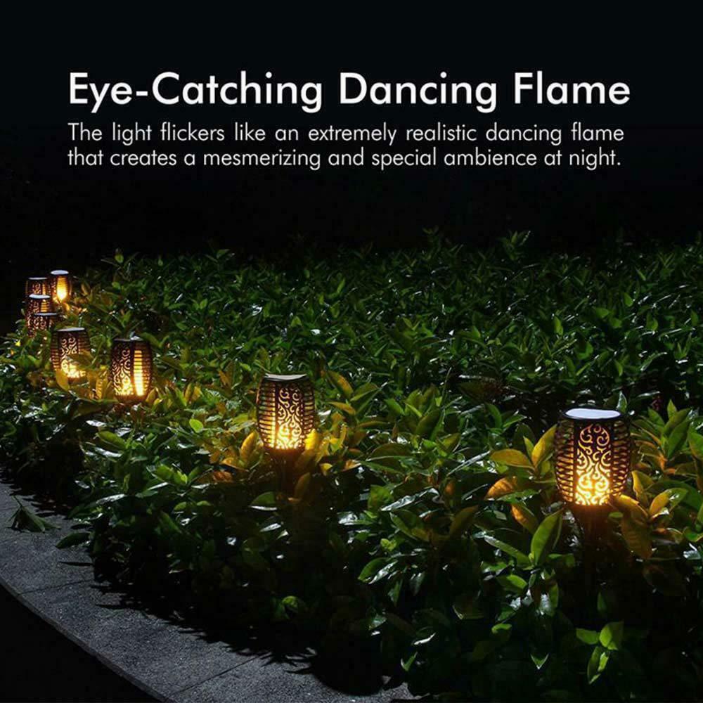 Solar lighting outdoor garden light landscape light lawn flame light torch garden layout plug-in light