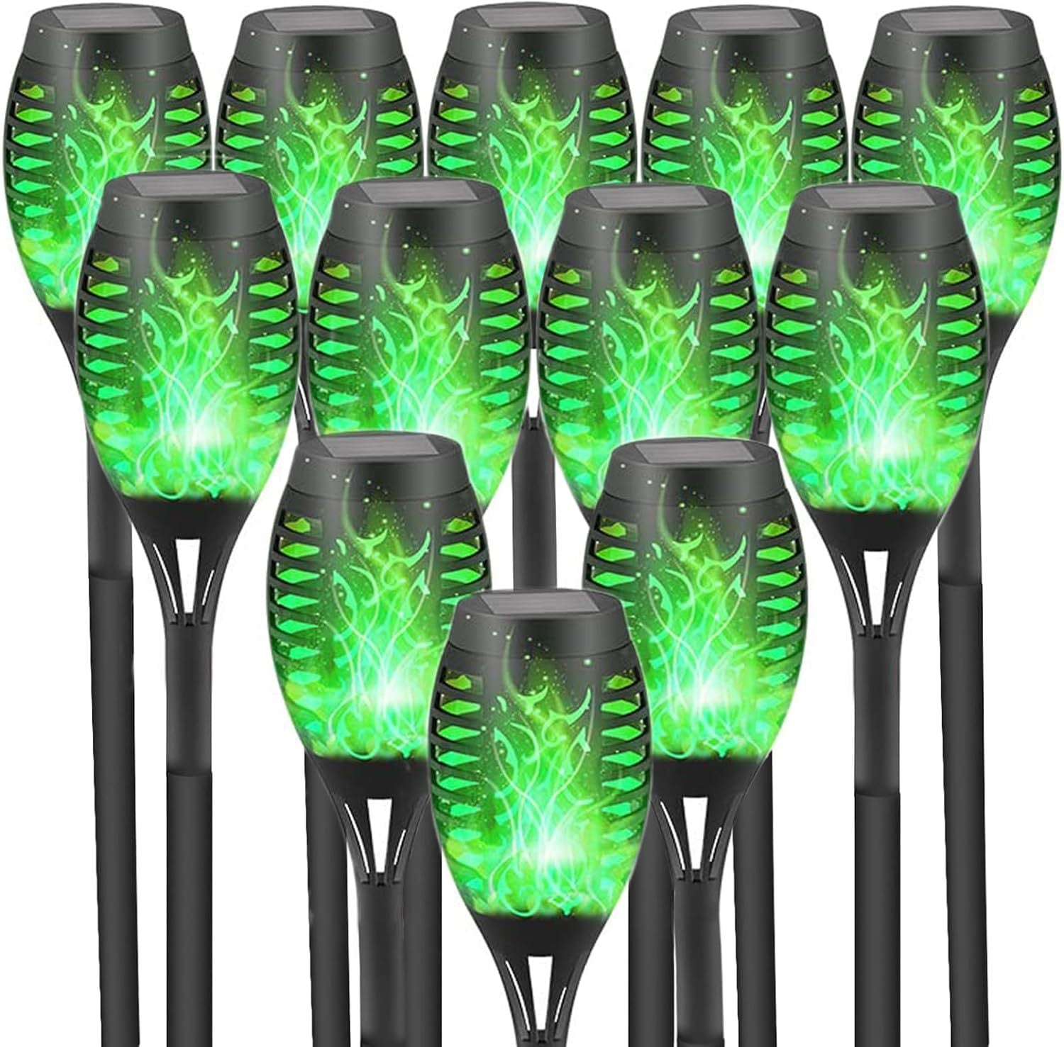 Solar lighting outdoor garden light landscape light lawn flame light torch garden layout plug-in light