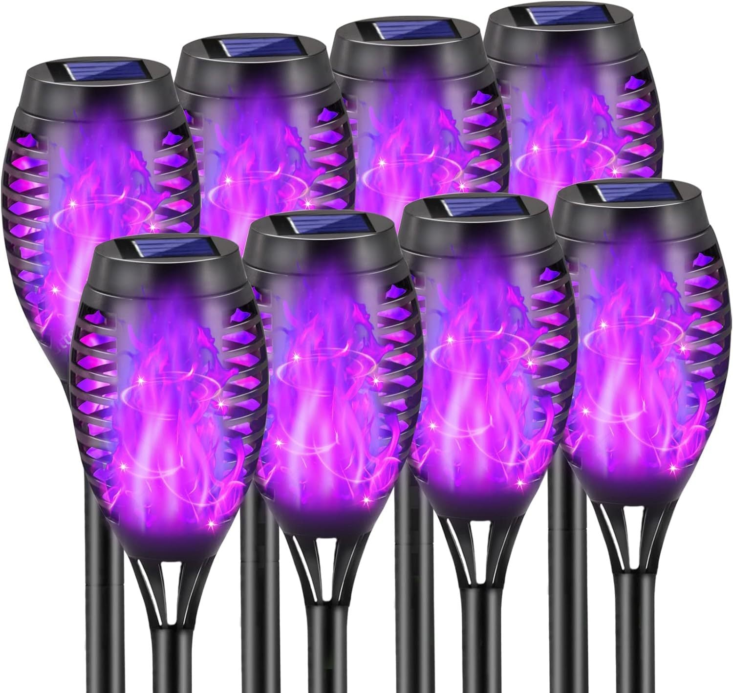 Solar lighting outdoor garden light landscape light lawn flame light torch garden layout plug-in light