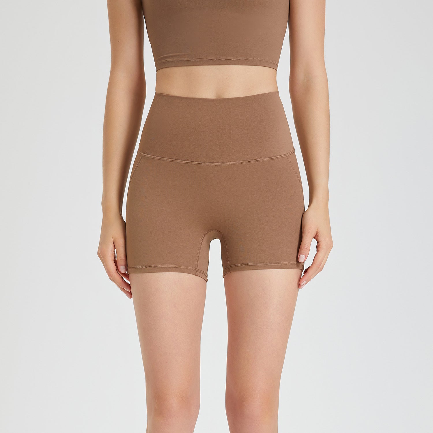 No need to wear underwear high waist peach hip lift zero sense hot pants no embarrassing line sports shorts running fitness yoga pants