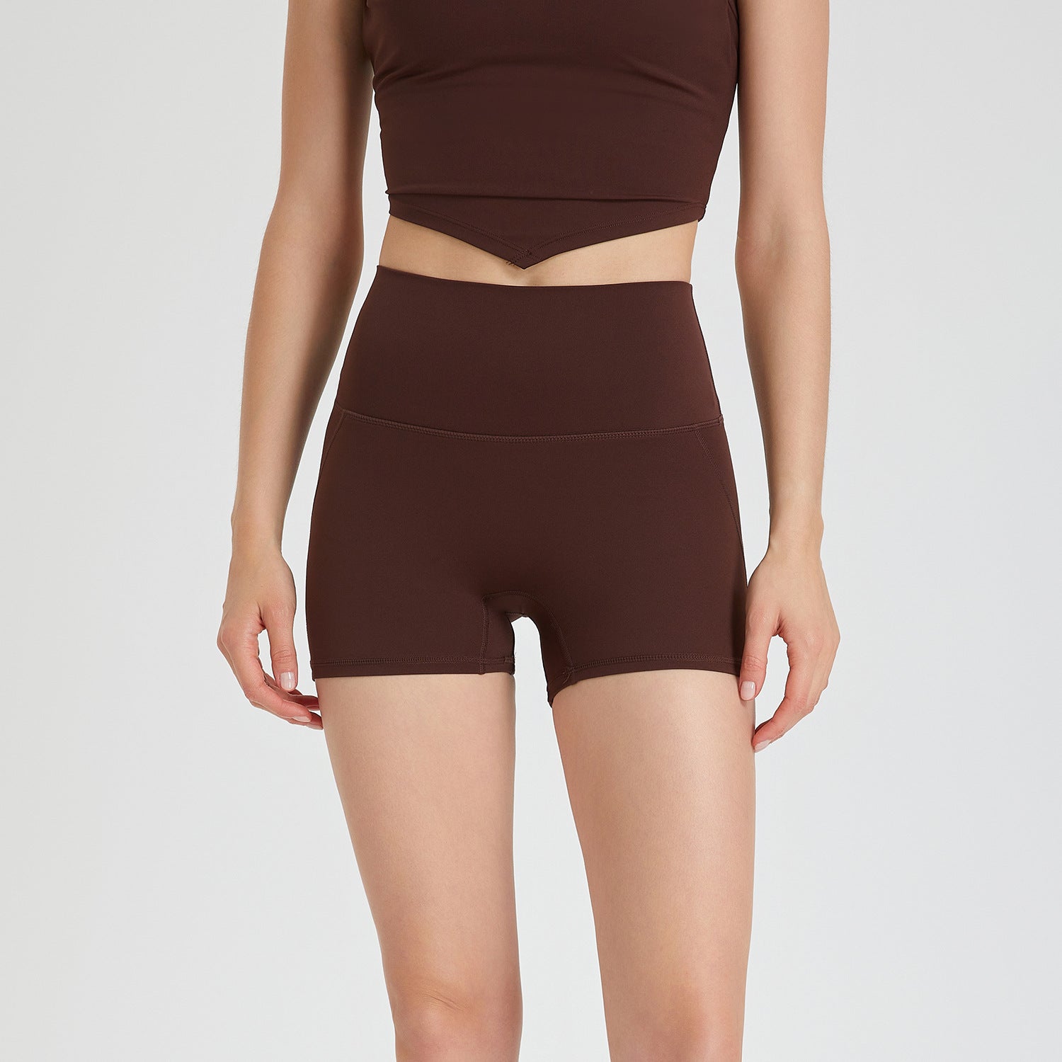 No need to wear underwear high waist peach hip lift zero sense hot pants no embarrassing line sports shorts running fitness yoga pants