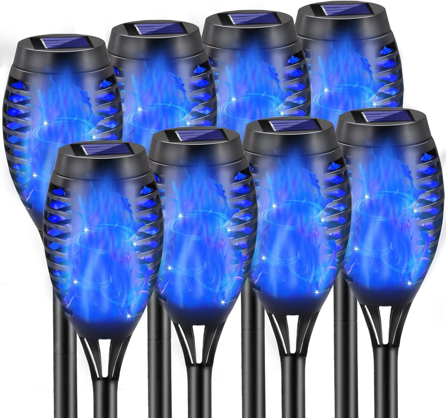 Solar lighting outdoor garden light landscape light lawn flame light torch garden layout plug-in light