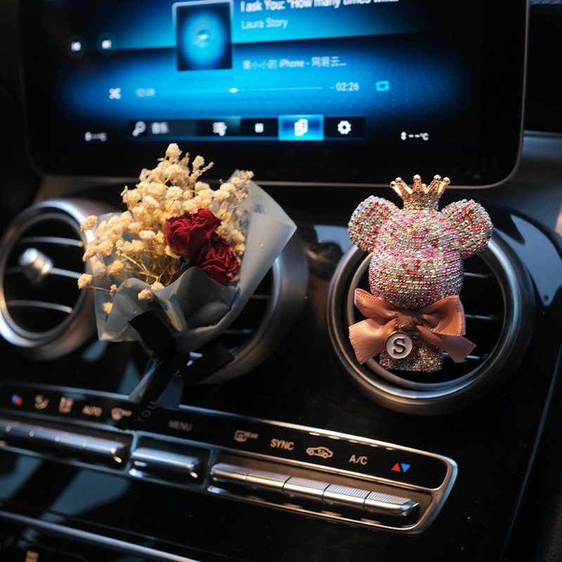 Car perfume aromatherapy high-end car air outlet long-lasting light fragrance (letters can be customized)