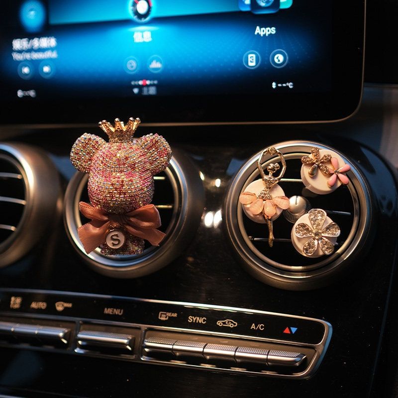 Car perfume aromatherapy high-end car air outlet long-lasting light fragrance (letters can be customized)