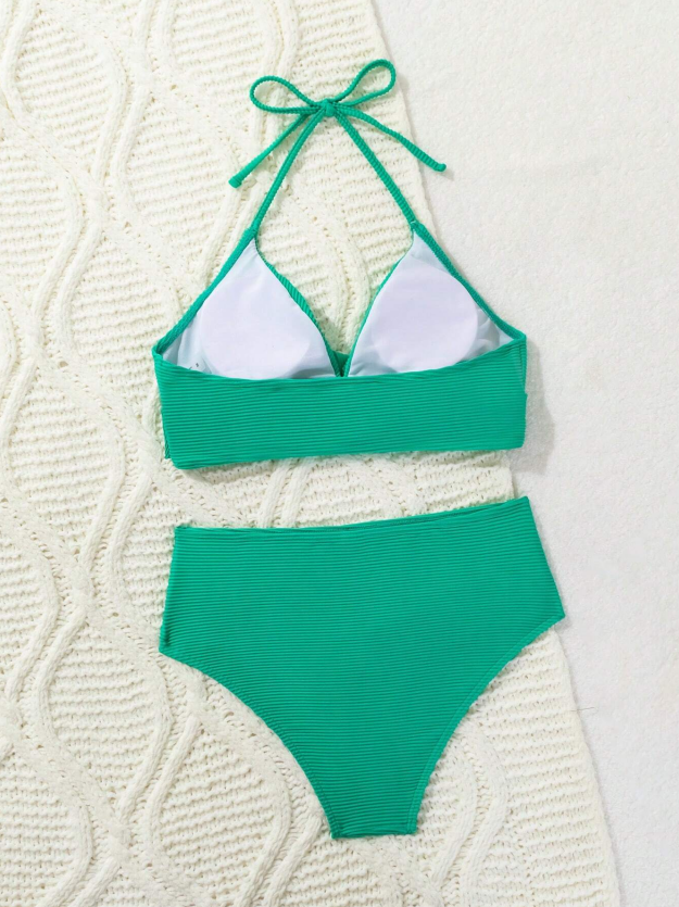 Women's Two-piece Casual Swimsuit P245 Green,Women's Two-piece Casual Swimsuit P245 Green,Women's Two-piece Casual Swimsuit P245 Green
