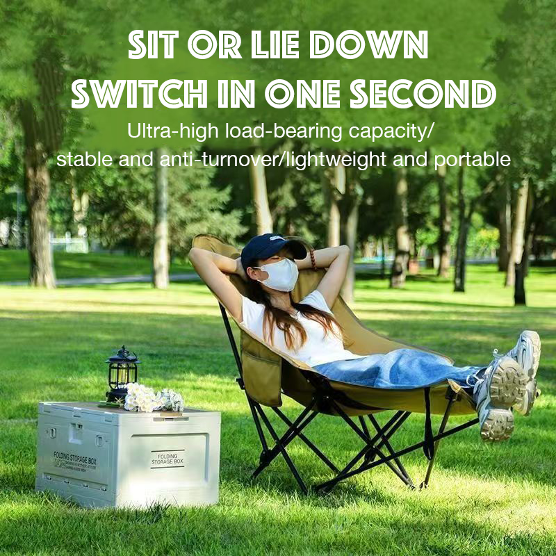 2025 New Outdoor Folding Chair (Removable Footrest)