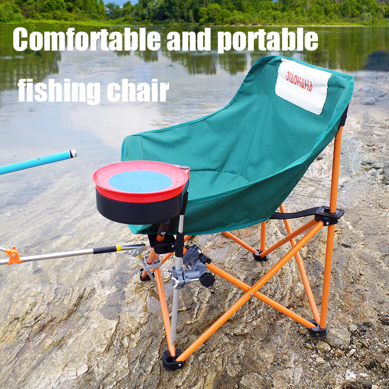 New upgraded simple outdoor fishing folding chair (new upgraded material, no need to worry about bad location)